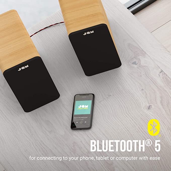 JAM Bluetooth Bookshelf Speakers [Tech & Turntables]