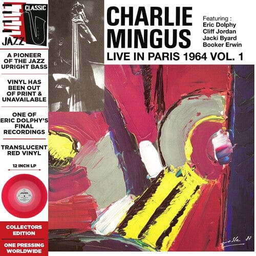 Charlie Mingus - Live in Paris, 1964 Vol. 1 (Colored Vinyl, Translucent Red, Deluxe Edition, Limited Edition, Remastered)