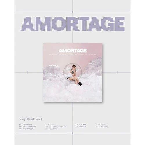 Jisoo - Amortage - Pink Version [Import] (Sticker, Photo Book, Poster, Asia - Import)