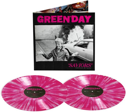 Green Day - Saviors (Hot Pink with White Splatter, 2LP) [Explicit Content] [Deluxe Edition]