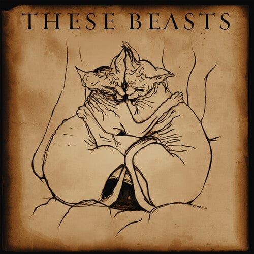 These Beasts - These Beasts (Clear Oxblood Aqua Splatter)