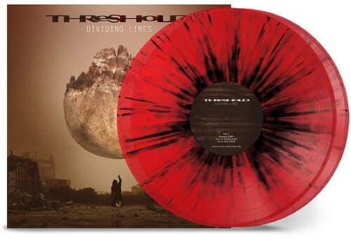 Threshold - Dividing Lines, Transparent Red W/  Black Splatter