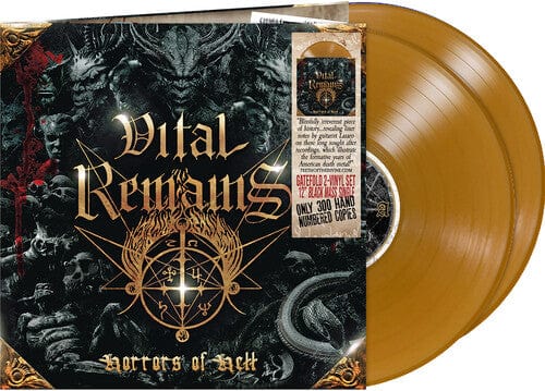 Vital Remains - Horrors of Hell [Explicit Content] (Parental Advisory Explicit Lyrics, Damnation Gold Colored Vinyl, Limited Edition, Gatefold LP Jacket)